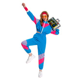 unisex Halloween Cosplay Cosplay Kostüm Outfits Halloween Karneval Anzug 80er Jahre Workout Kostüm Kostüm Outfit Set für Erwachsene
